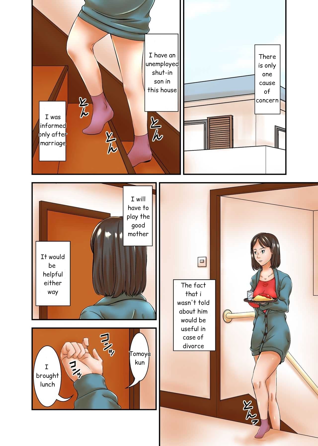 Hentai Manga Comic-Because My Stepson Was a Fan Of The Gravure Idol Me... I Couldn't Help It-Read-6